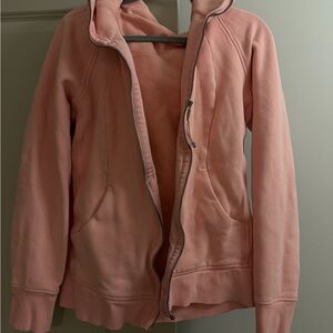 Pink Zip-Up Hoodie Lululemon